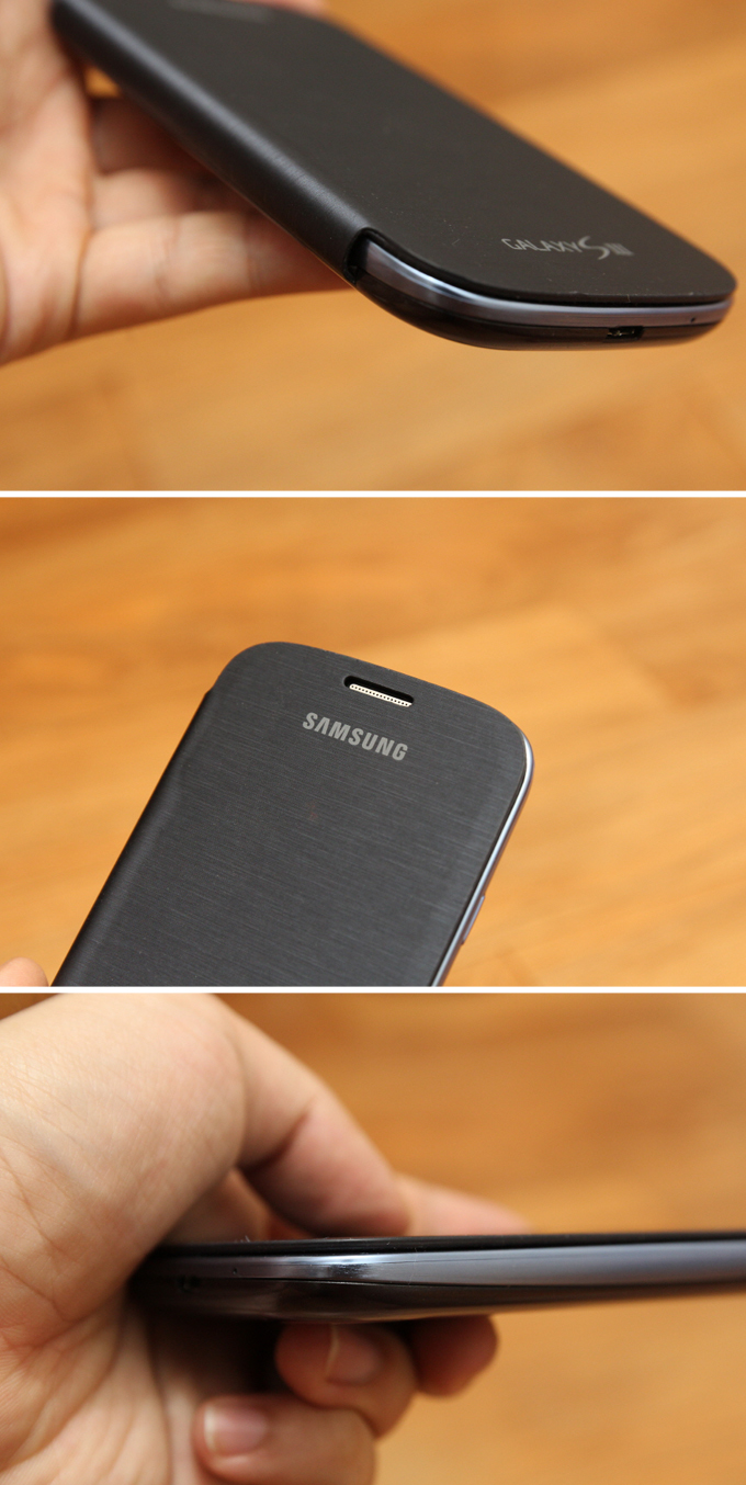 갤럭시 s3측면, 전면, 하단