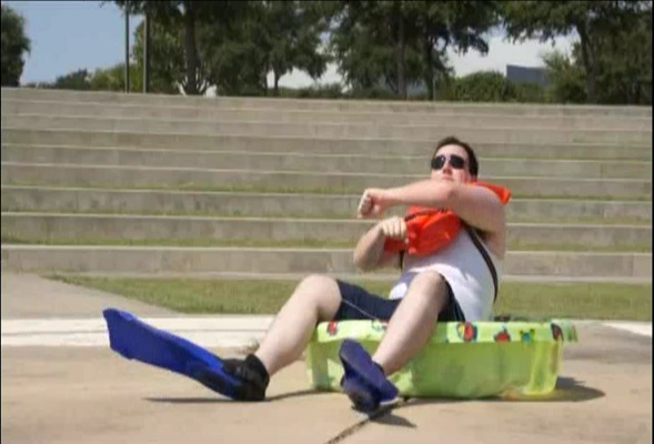 강남스타일을 추는 남자