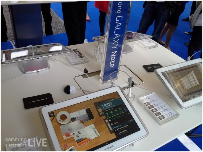갤럭시 노트 전시장