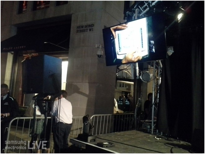 갤럭시 노트 10.1광고 촬영 현장