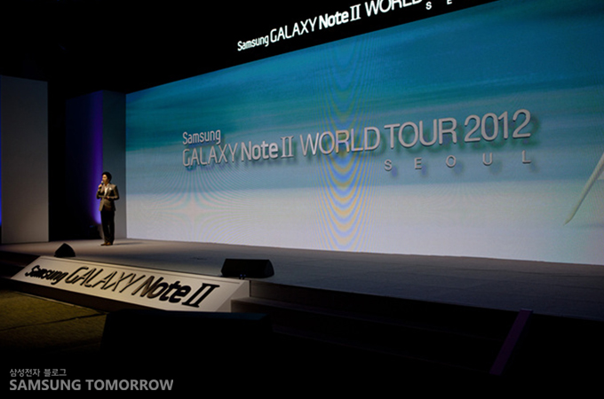 SAMSUNG GALAXY NoteⅡ WORLD TOUR 2012 SEOUL 행사