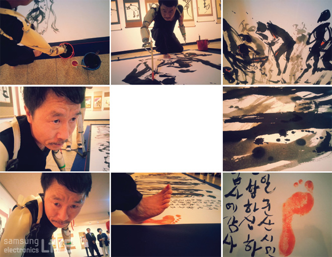 그림을 그리는 화가