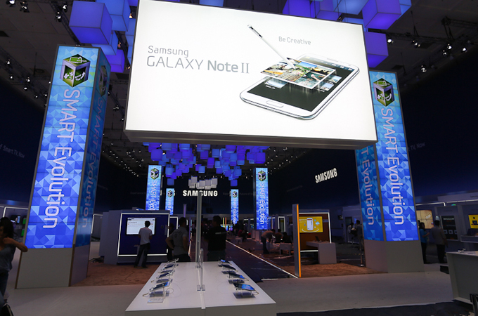 삼성 갤럭시 노트 2 부스