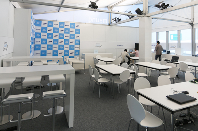 삼성 스마트 라운지 내부