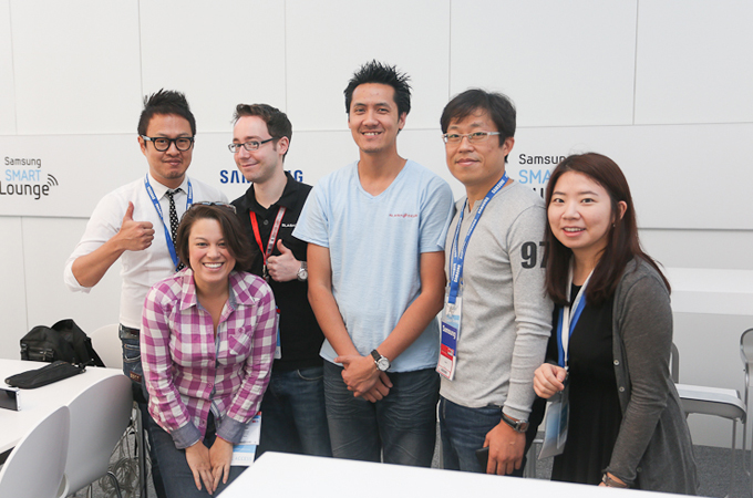 각국의 에디터들