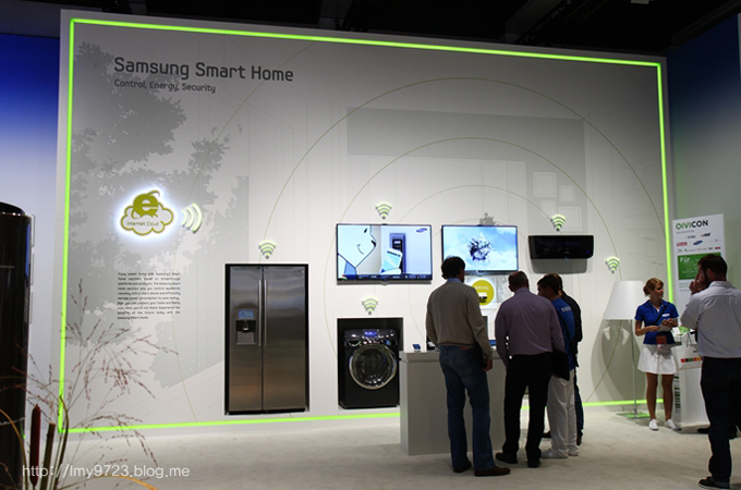 스마트 홈 솔루션을 보는 사람들