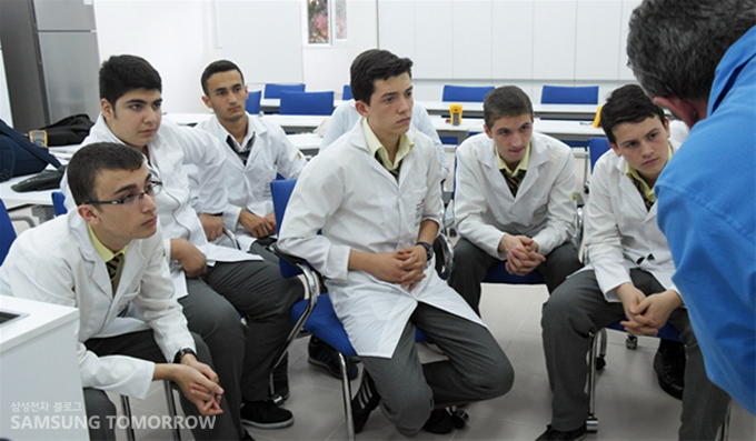 터키 삼성 아카데미에 참여한 학생