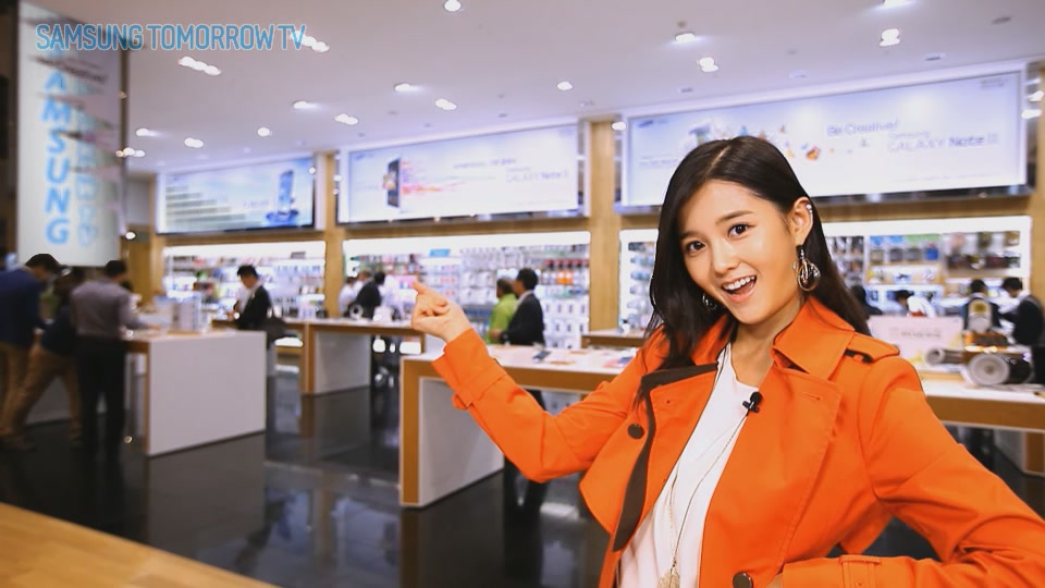 삼성 투모로우 TV 메인 이미지 입니다