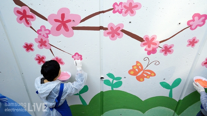 벽화를 그리는 사람