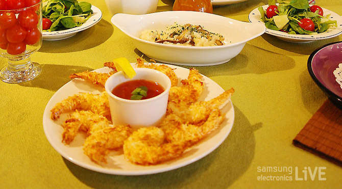 코코넛새우튀김