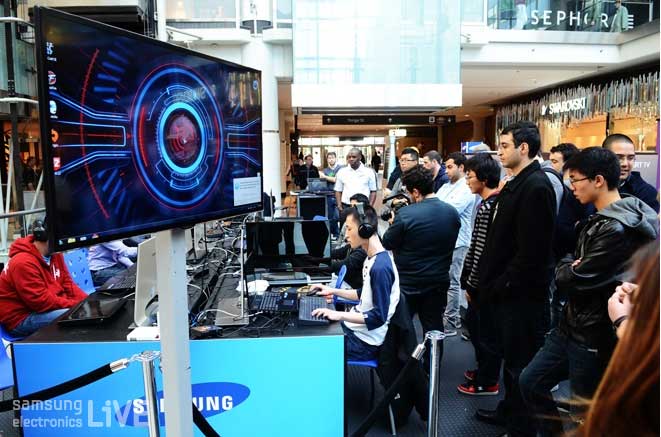 WCG토너먼트에 참가한 사람들