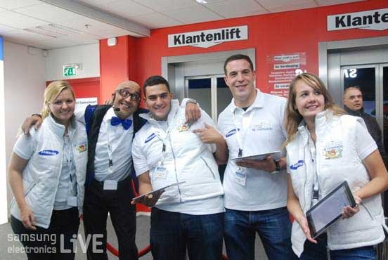 네덜란드 삼성전자 임직원들