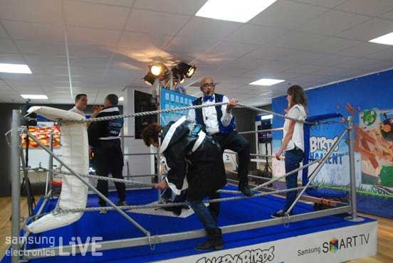 링위에 오르는 선수