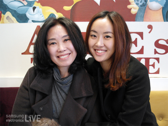 홍영희와 딸 김다희