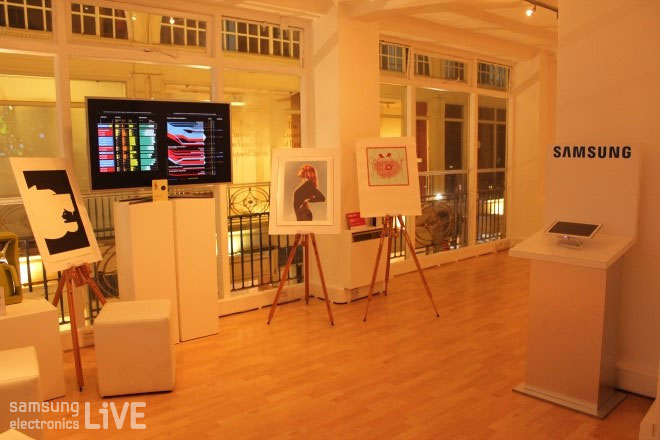 팝업스토어 내부 사진 전시