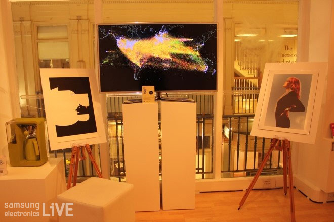 The 100 Project의 작품 소개를 함께한 삼성 Smart TV ES9000