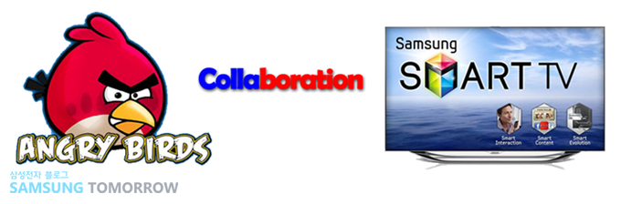 앵그리 버드 Collaboration 삼성스마트 tv