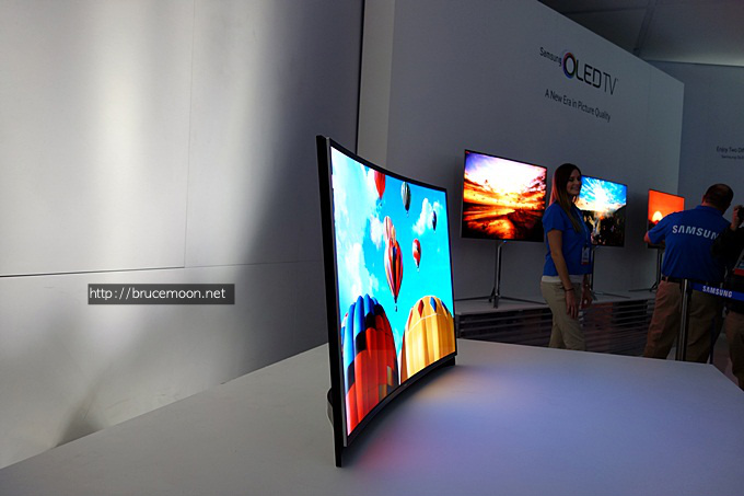 삼성전자 55인치 Curved OLED TV 측면
