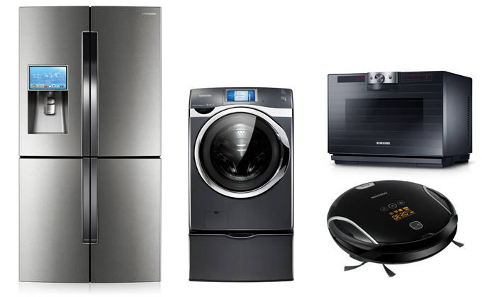 냉장고, 드럼세탁기, 오븐, 로봇청소기
