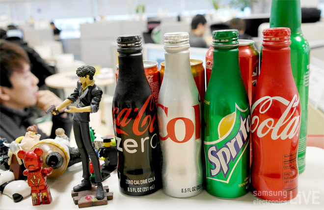 모아놓은 음료수병