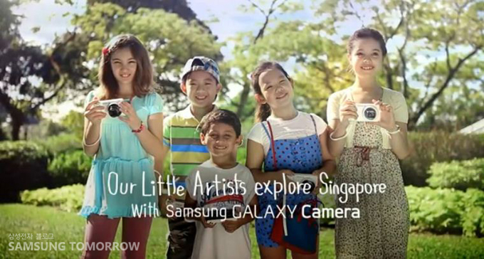 Our little artists explore singapore with samsung galaxy camera