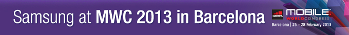 Samsung at MWC 2013 in Barcelona