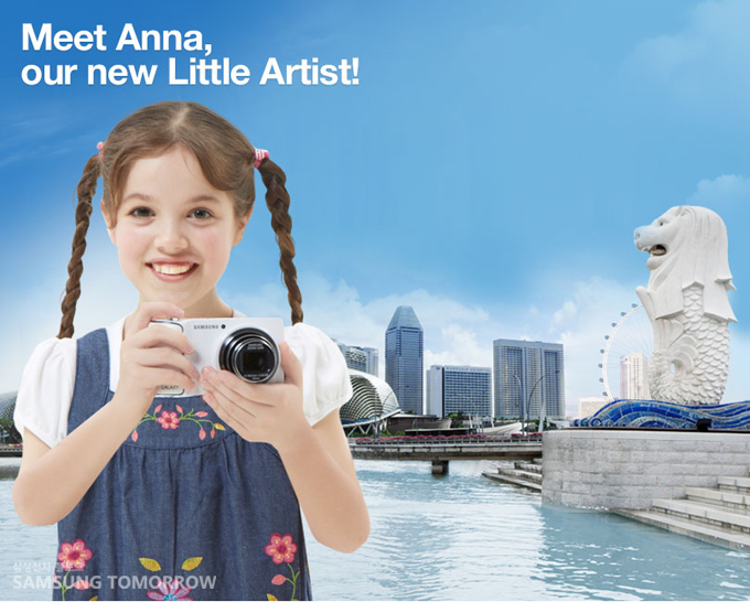 meet anna , our new little artist