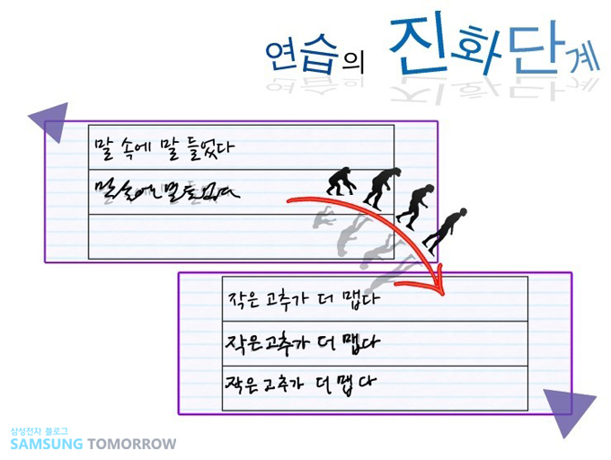 연습의 진화단계