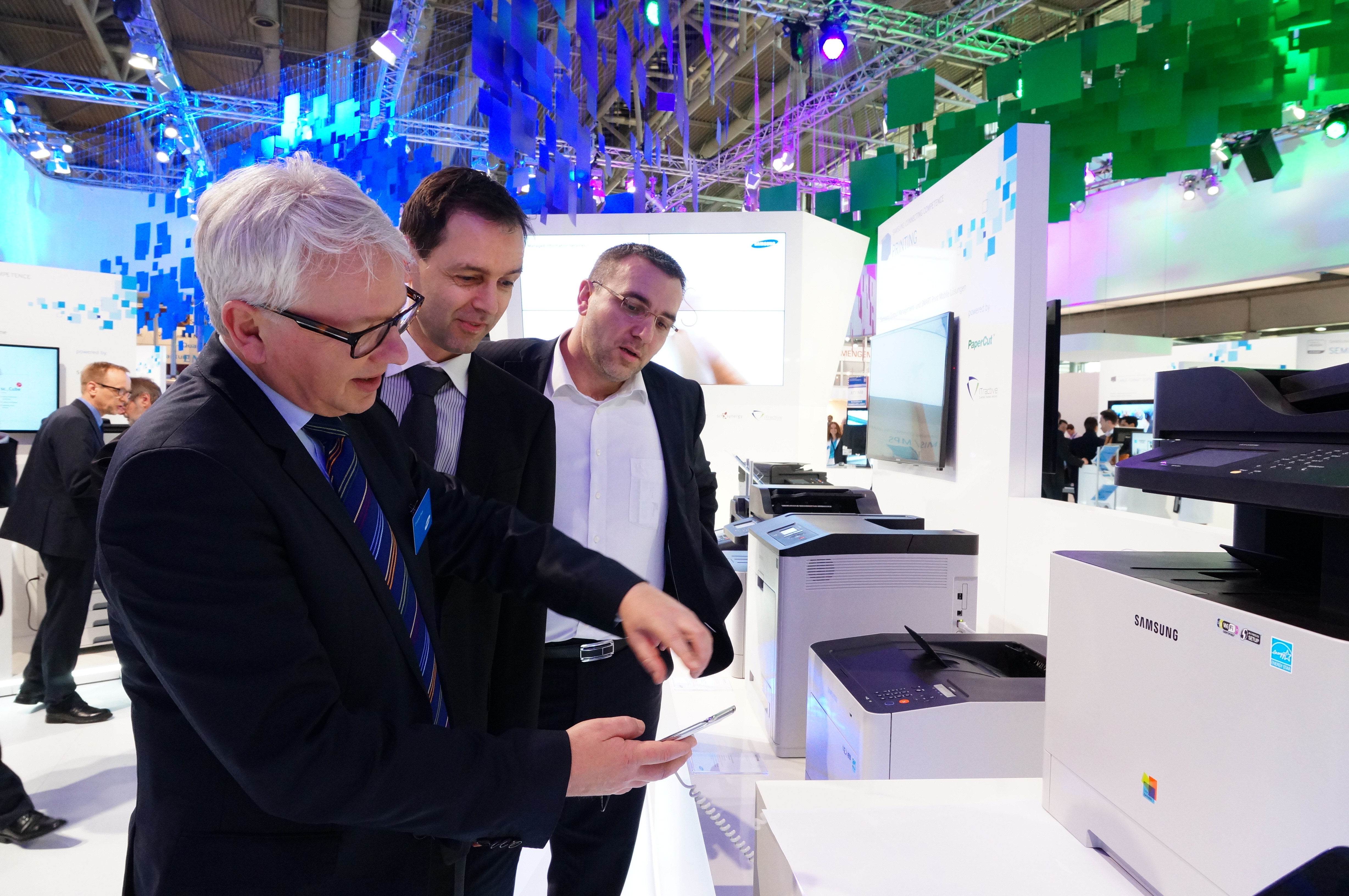 'CeBIT 2013 삼성 부스 전경