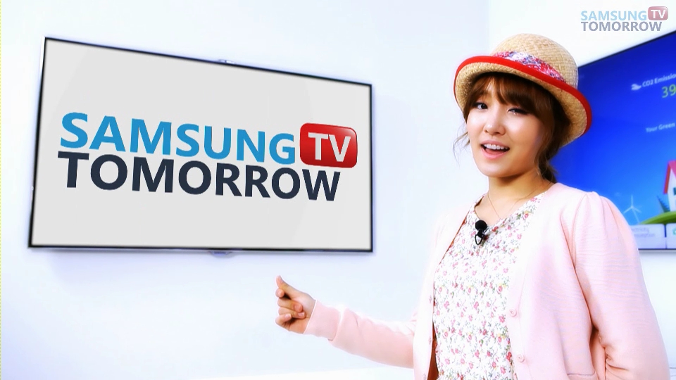 삼성 투모로우 TV 메인 이미지 입니다