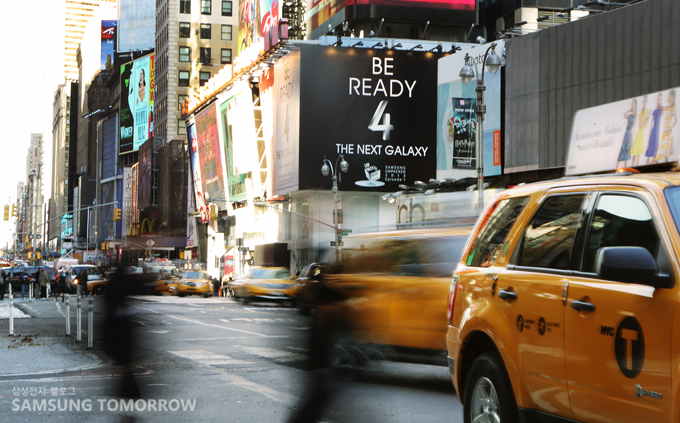 삼성언팩 옥외광고