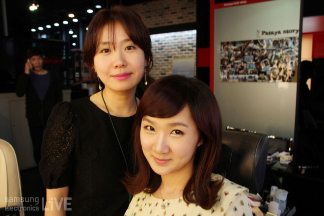 조현주와 메이크업 아티스트