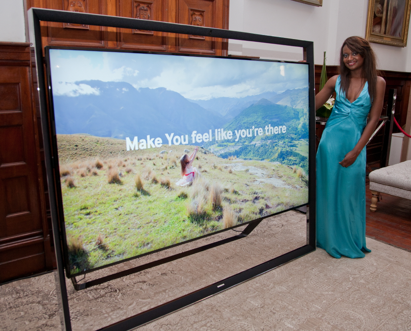 모델과 고급형 발광다이오드(LED) TV