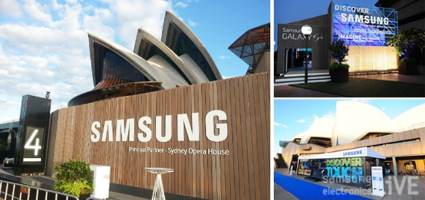 시드니 오페라 하우스 삼성전자 런칭행사 개최