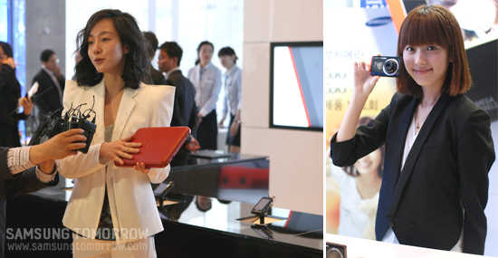 신제품 런칭행사를 찾은 연예인 (임수정, 한효주) 