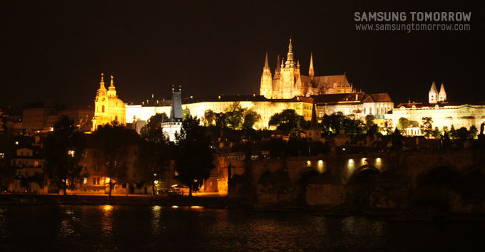 프라하성의 야경