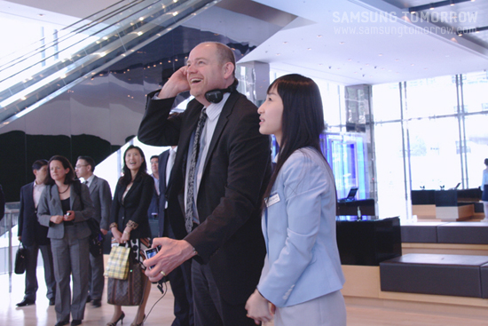 삼성딜라이트에 방문한 BBC CEO