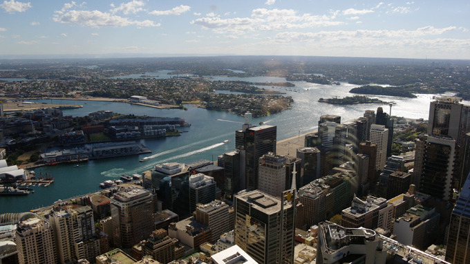 시드니 타워에서 바라본 시드니