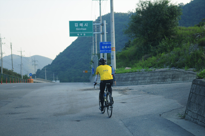 라이딩을 하는 글쓴이