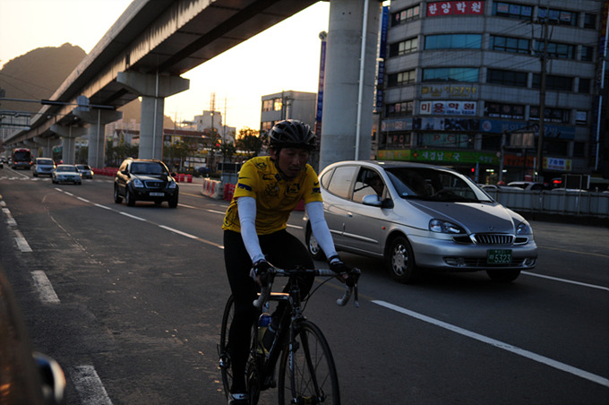 라이딩을 하는 글쓴이