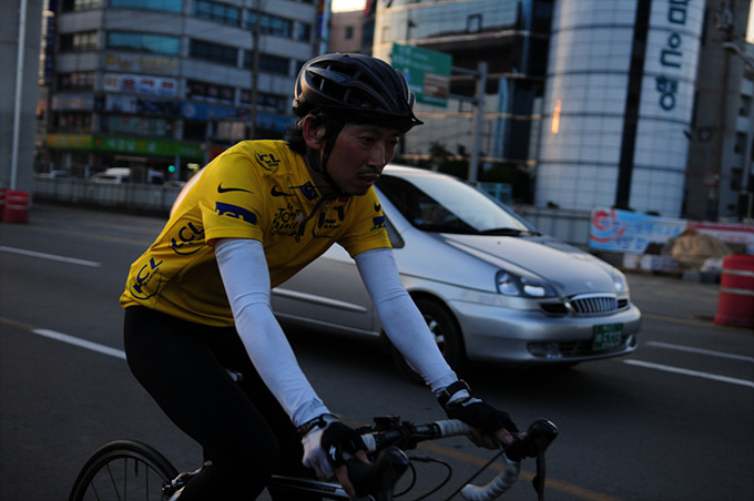 라이딩을 하는 글쓴이