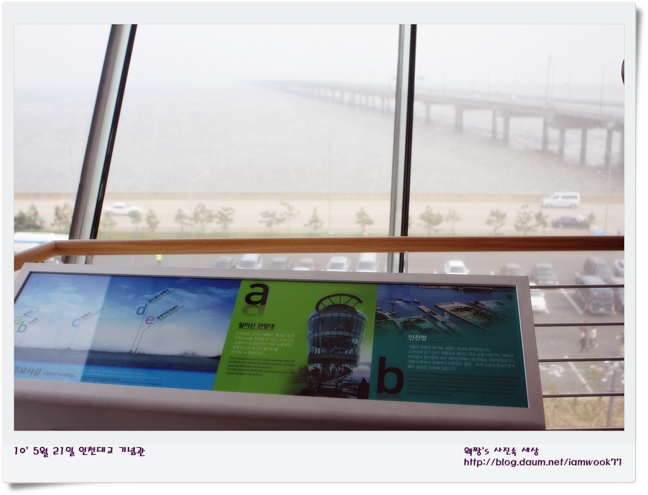 전망대에서 바라보는 대교의 모습