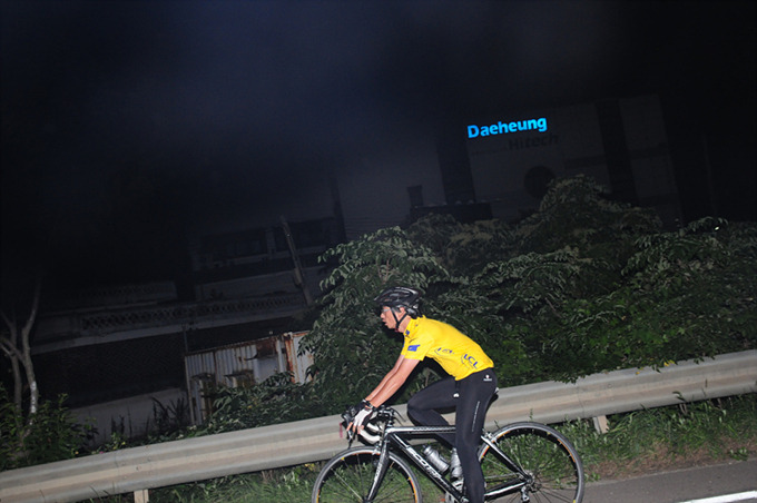 라이딩하는 모습