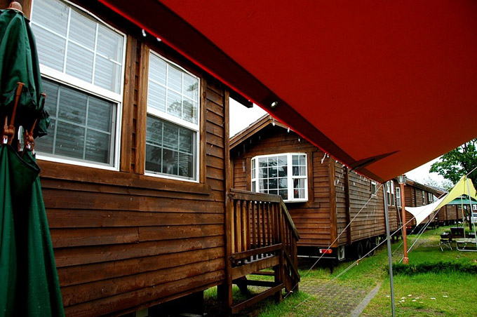 자라섬오토캠핑장의 전경