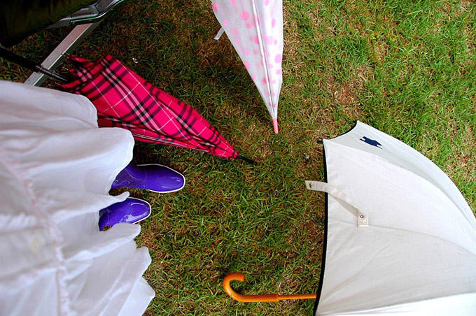 비가 오돌돌 내리던 오토 캠핑장