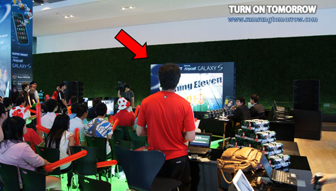 위닝게임을 보며 응원하슨 스토리텔러