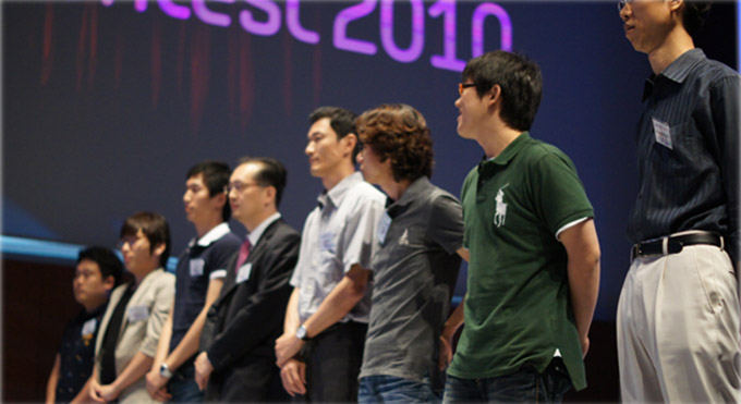 도전상, 혁신상, 창의상을 수상한 17팀의 모습