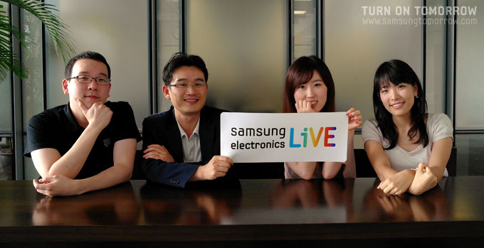 LiVE팀의 단체사진