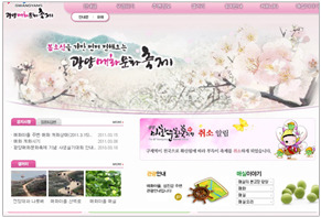 광양 국제 매화 축제 홈페이지