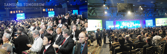 CES에 참석한 많은 인원들